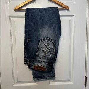 Rock Revival Women's Dark Blue Relaxed Jeans